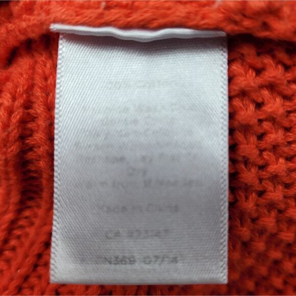 Talbots Petites Coral Nautical Anchor Tunic Sweater size XLP Petite - Picture 10 of 11